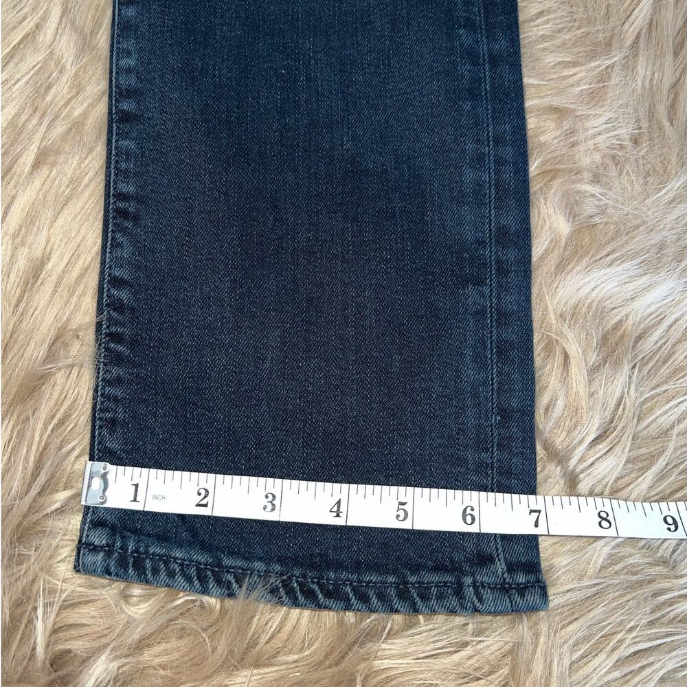 New 7 For All Mankind Womens Easy Slim Distressed Dark Denim Jeans size 28 - Picture 8 of 12
